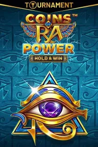coins of ra power slot logo